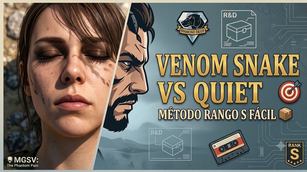 Venom Snake vs Quiet (Rank S) - Metal Gear Solid V The Phantom Pain