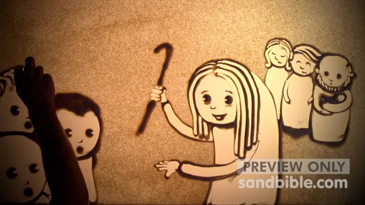 Christmas Sand Drawing Pt 4- Luke 