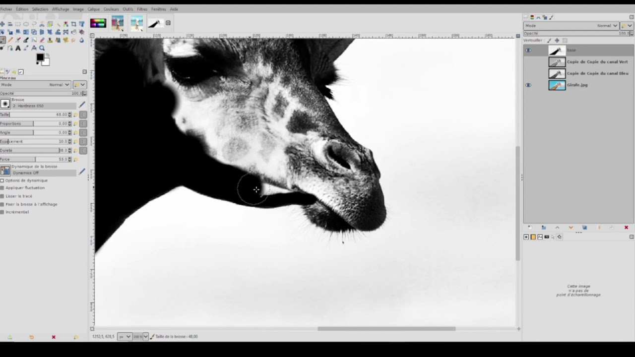 [GIMP] Faire un détourage complexe