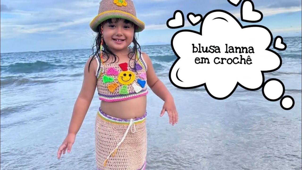 blusinha lanna em crochê