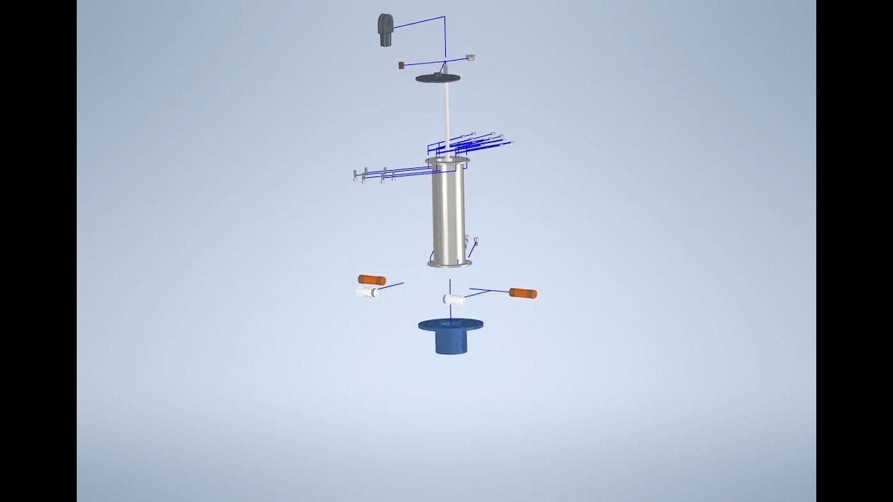 Desensamble de una bomba con pist&oacute;n Inventor 3D UNL