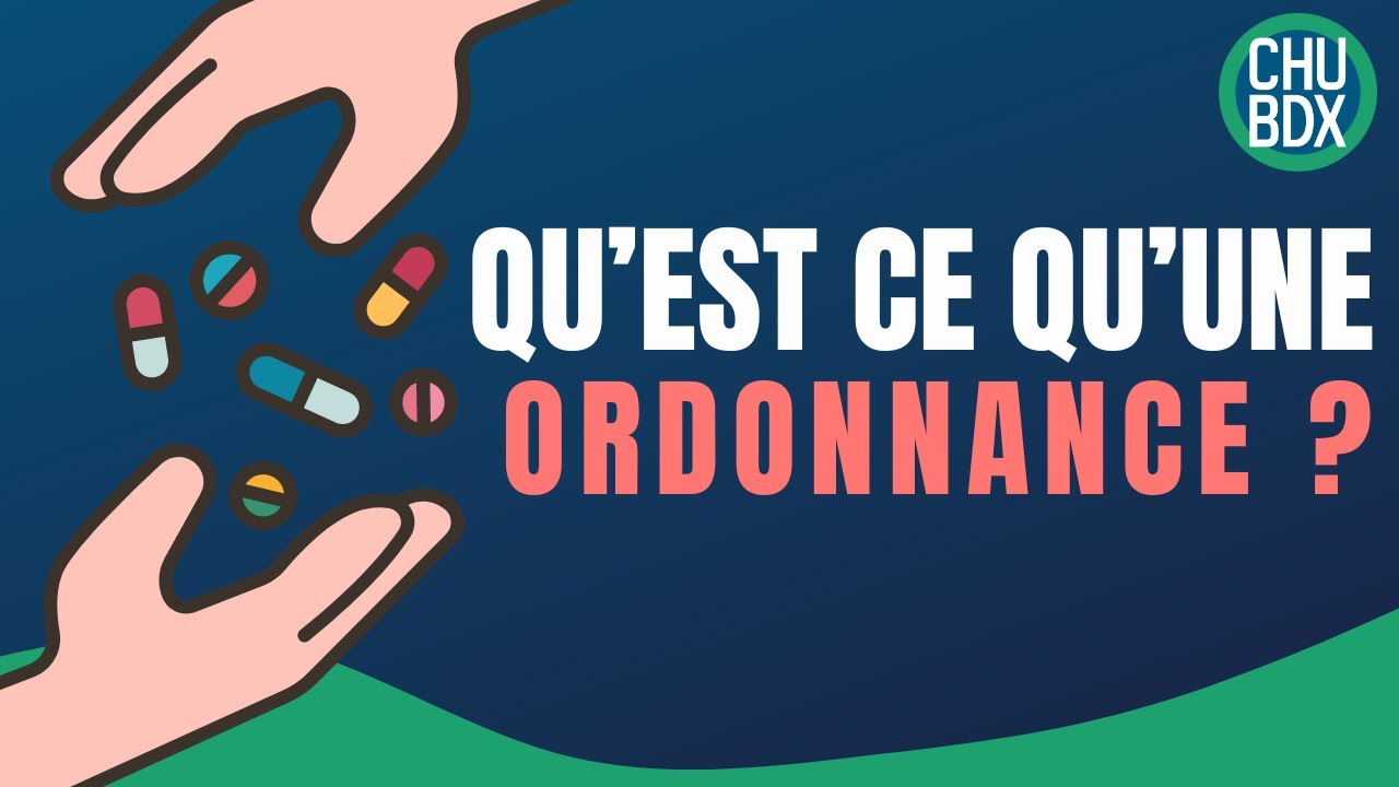 Qu'est ce qu'une ordonnance ?