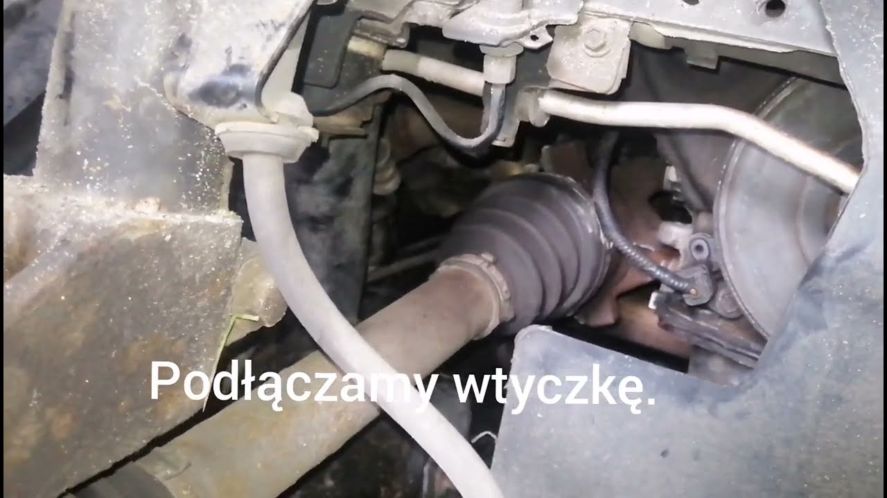 Ford C-max 1.6 TDCI. Wymiana czujnika położenia wału korbowego.