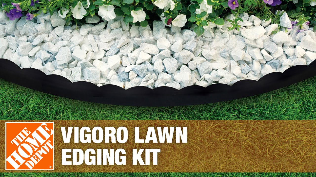 How to Use the Vigoro Lawn Edging Kit | The Home Depot