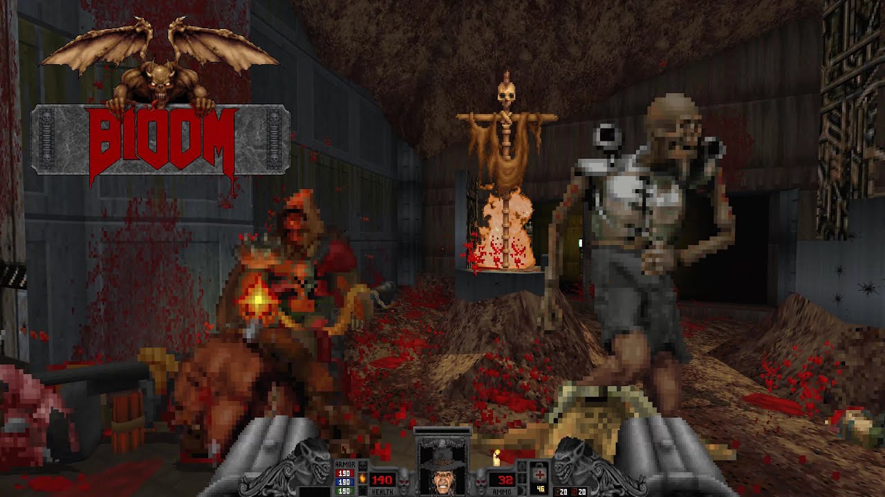 Bloom [Doom/Blood crossover mod] - MAP02: Containment Butchery | 4K/60