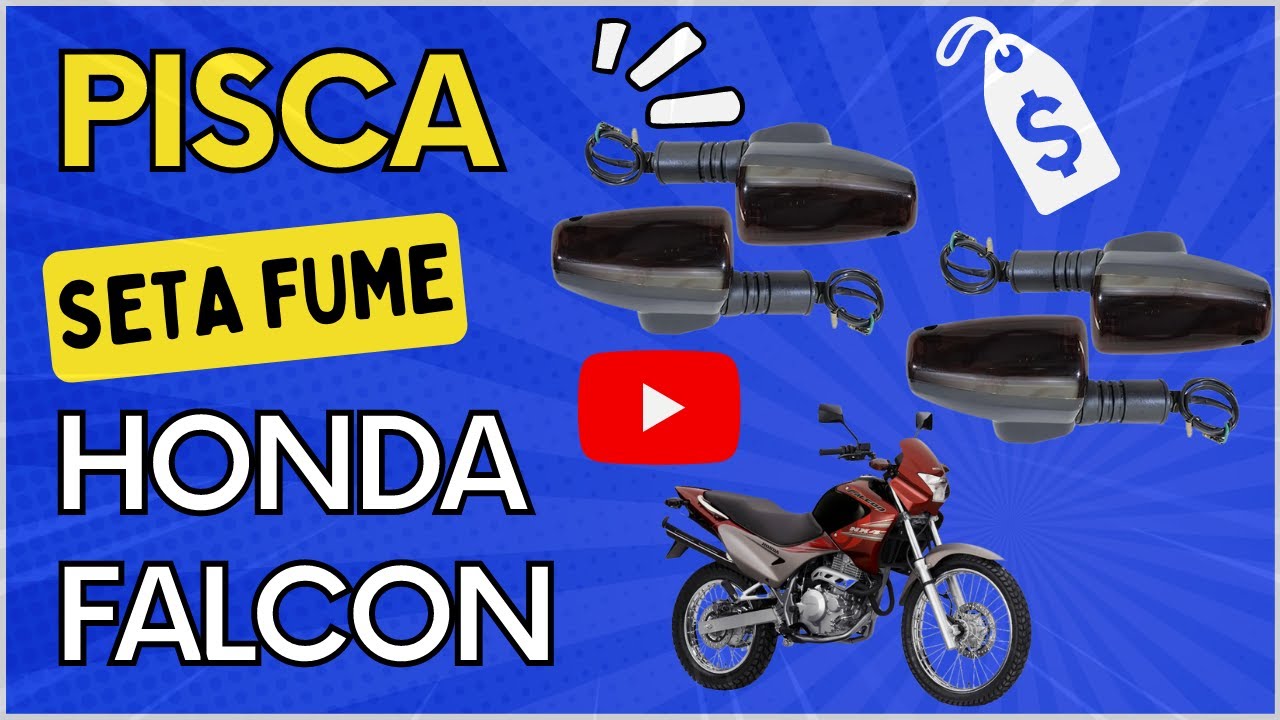 [ONDE COMPRAR] Pisca Seta Lente Fume Ambar Honda Nx 400 Falcon