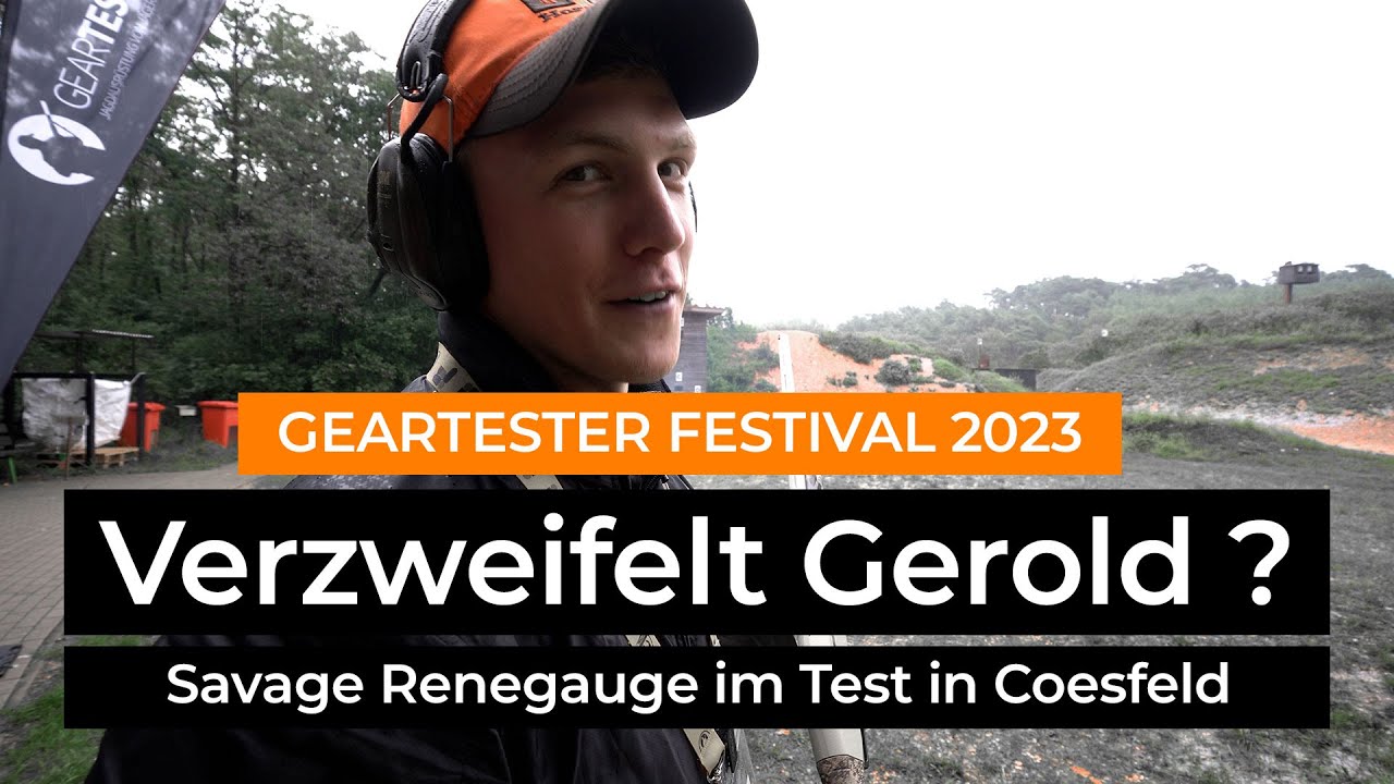 Geartester Festival 2023: Gerold Reilmann von den Hunter Brothers testet die Savage Renegauge