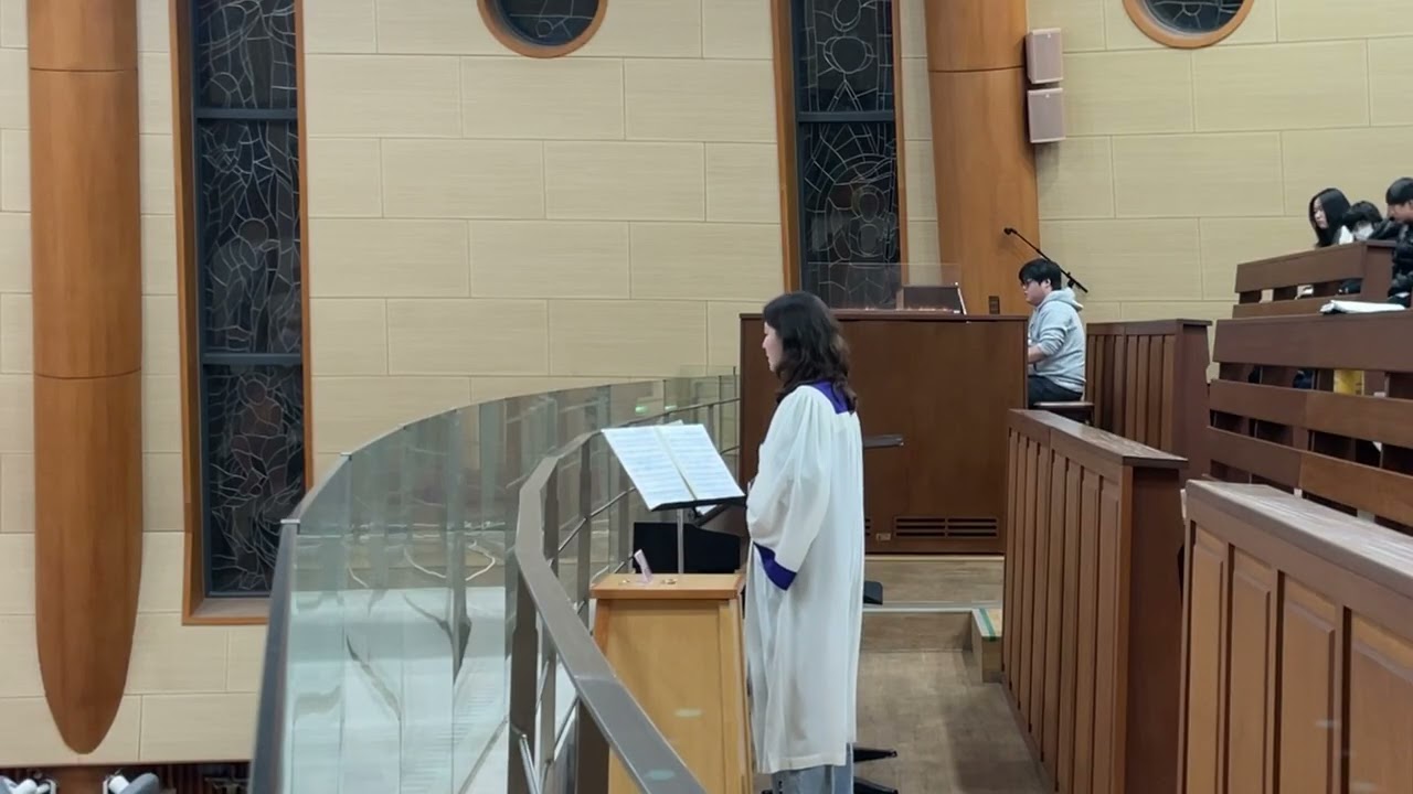 [엠마우스성가대] 청년의 기도 - 손경민