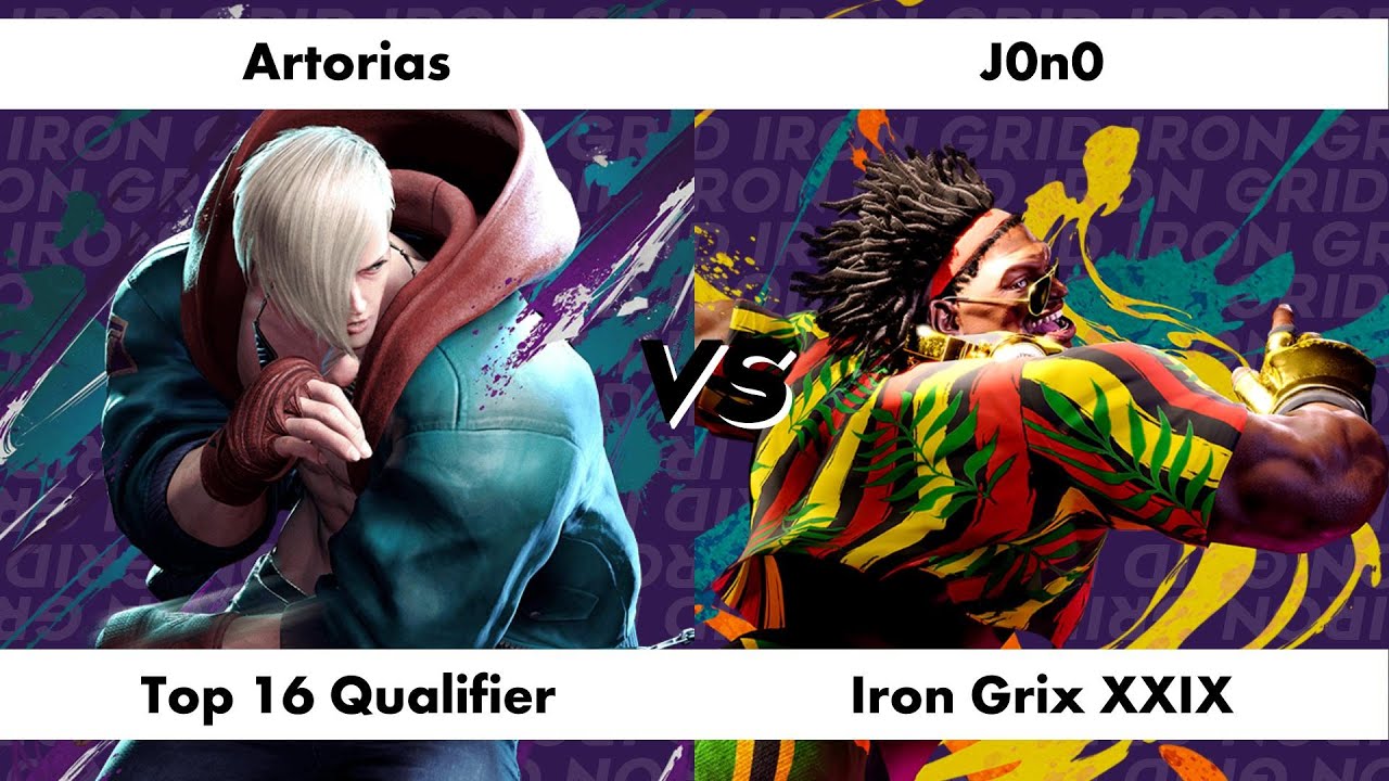 Iron Grid XXIX x MKNJ - Artorias (Ed) vs J0n0 (Dee Jay) - Top 16 Qualifier - SF6