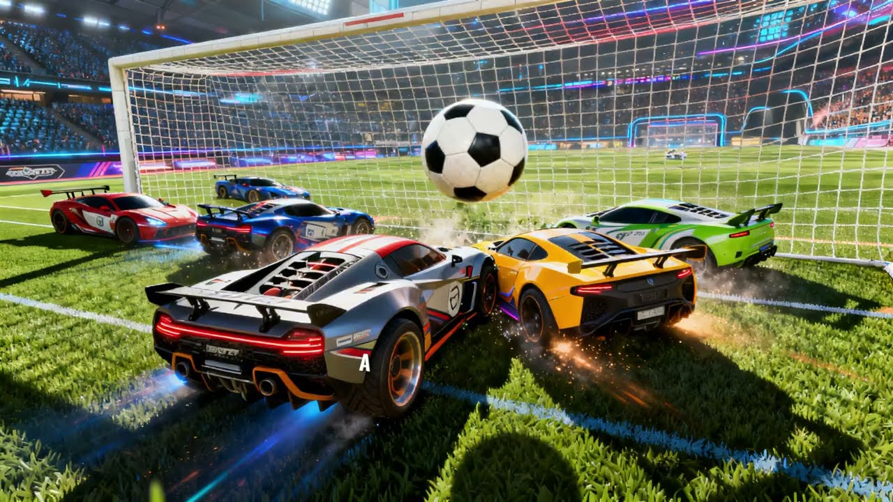 🚗⚽ Rocket League INSANE Goals & Crazy Saves! | Part 1 Ultimate Soccer Cars