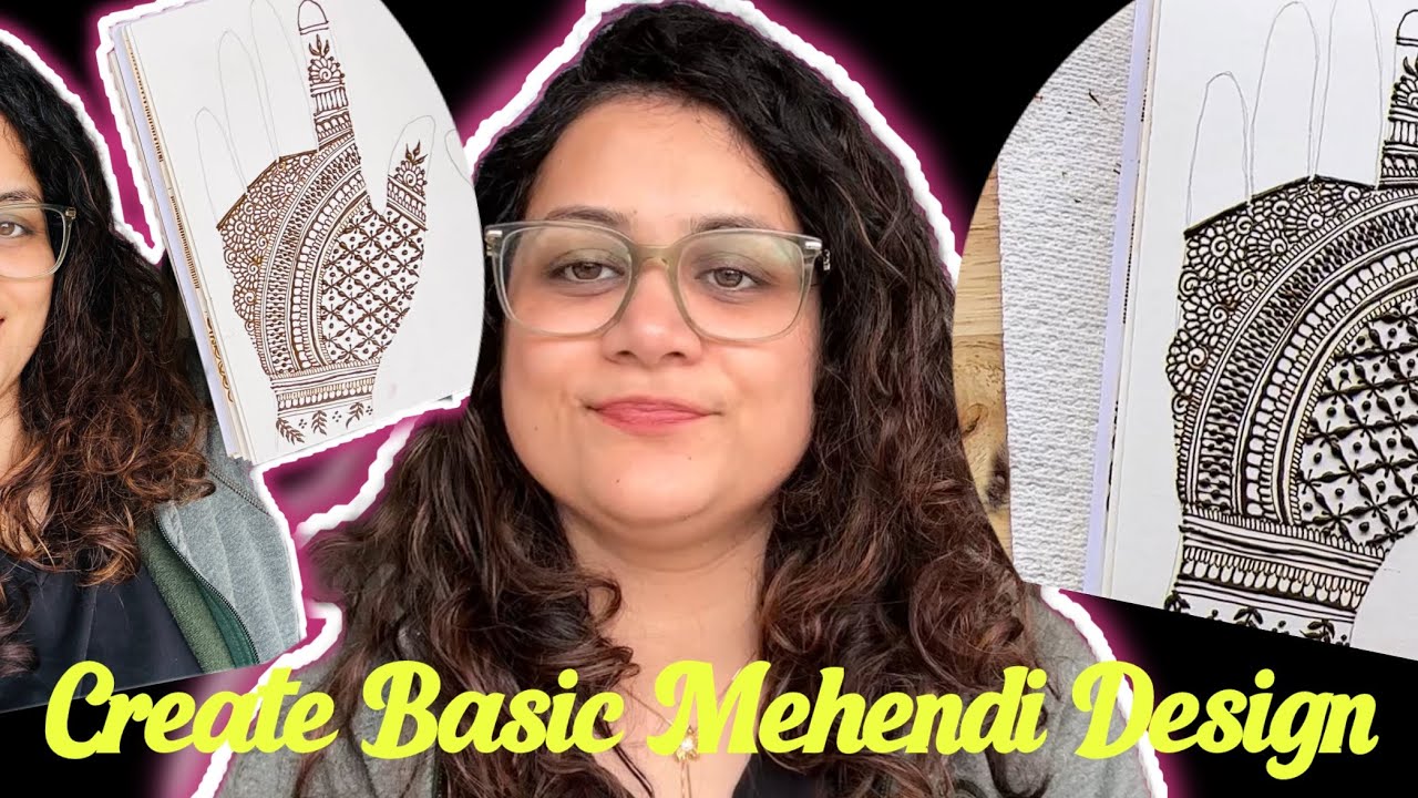✨ Learn Basic Mehendi Design for Beginners | Simple Elements Step by Step ✨