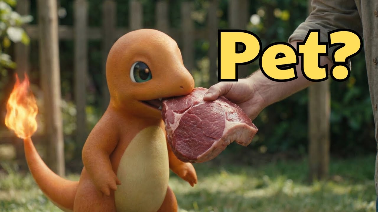 I Simulated Pok&eacute;mon In Real Life | Raising Charmander into Charizard🦖🔥
