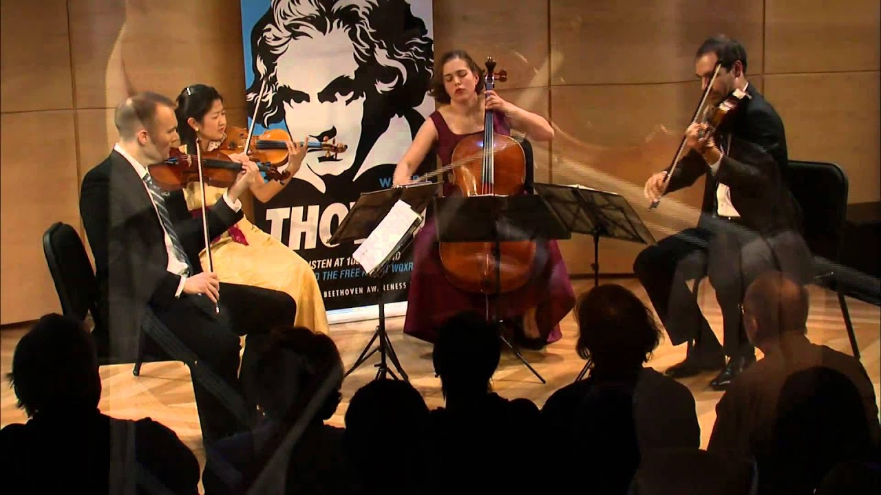 Beethoven String Quartet No. 9 in C major,  Op. 59, No. 3 - Jasper String Quartet (Live)