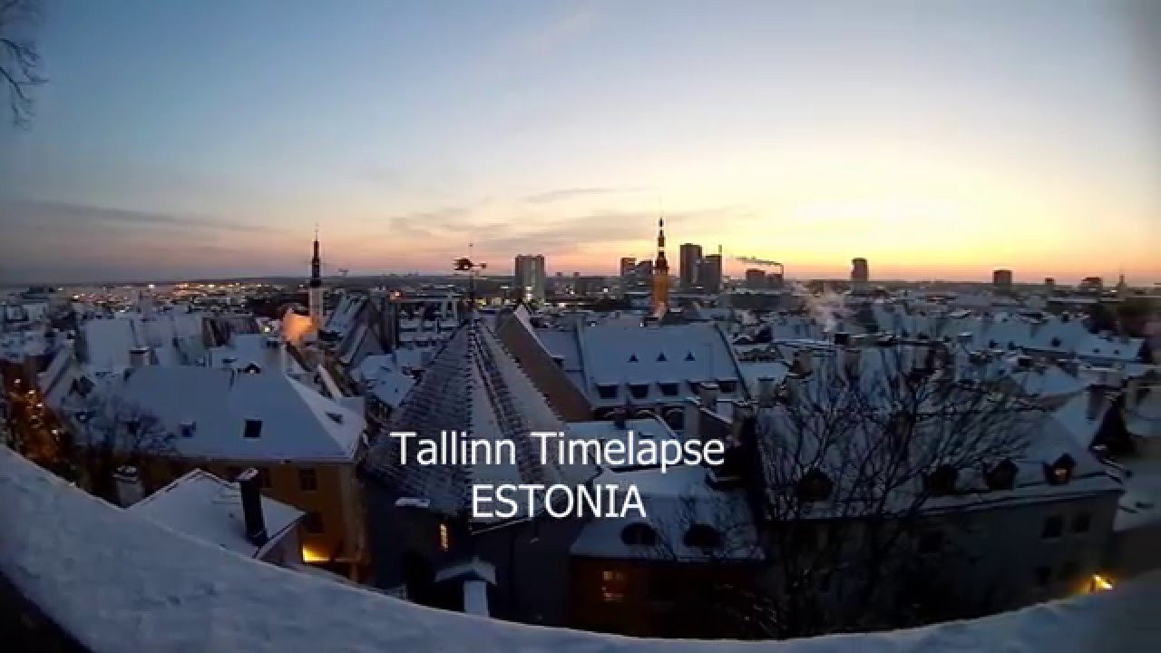 Tallinn beautiful Timelapse 2016,  Estonia, EKEN H9