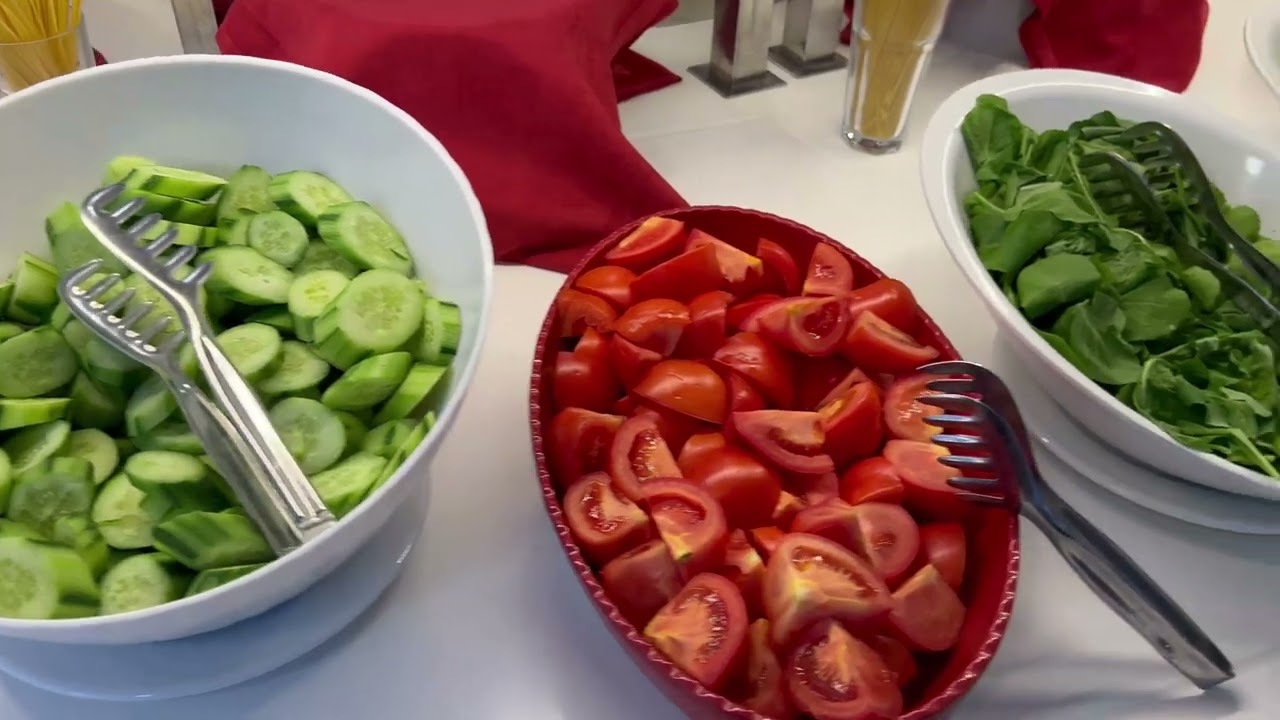 Green Nature Resort & Spa, Just a small selection from the buffet food