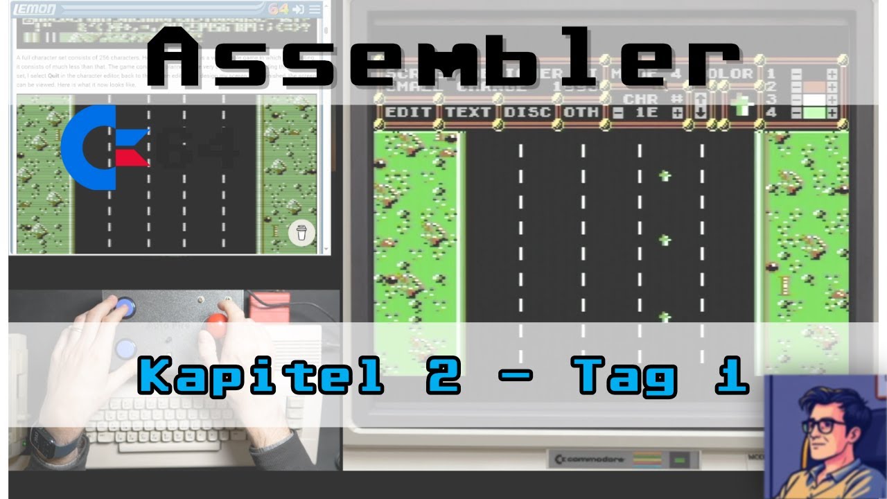 Lerne Assembler | Programmiere ein Spiel | Kapitel 2 - Screen Designer
