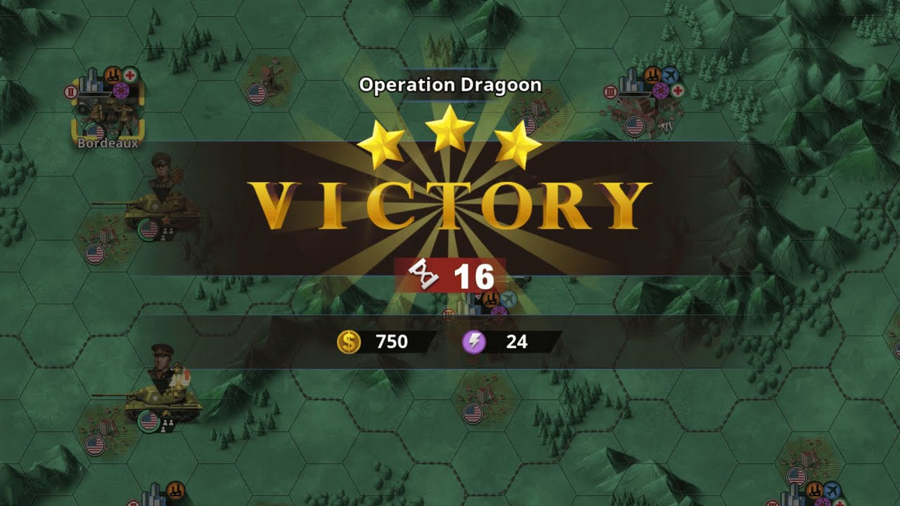 Allies Campaign Operation Dragoon #9 Hard Mode - World Conqueror 4