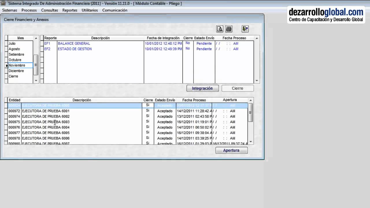 Curso del SIAF M&oacute;dulo Contable P45