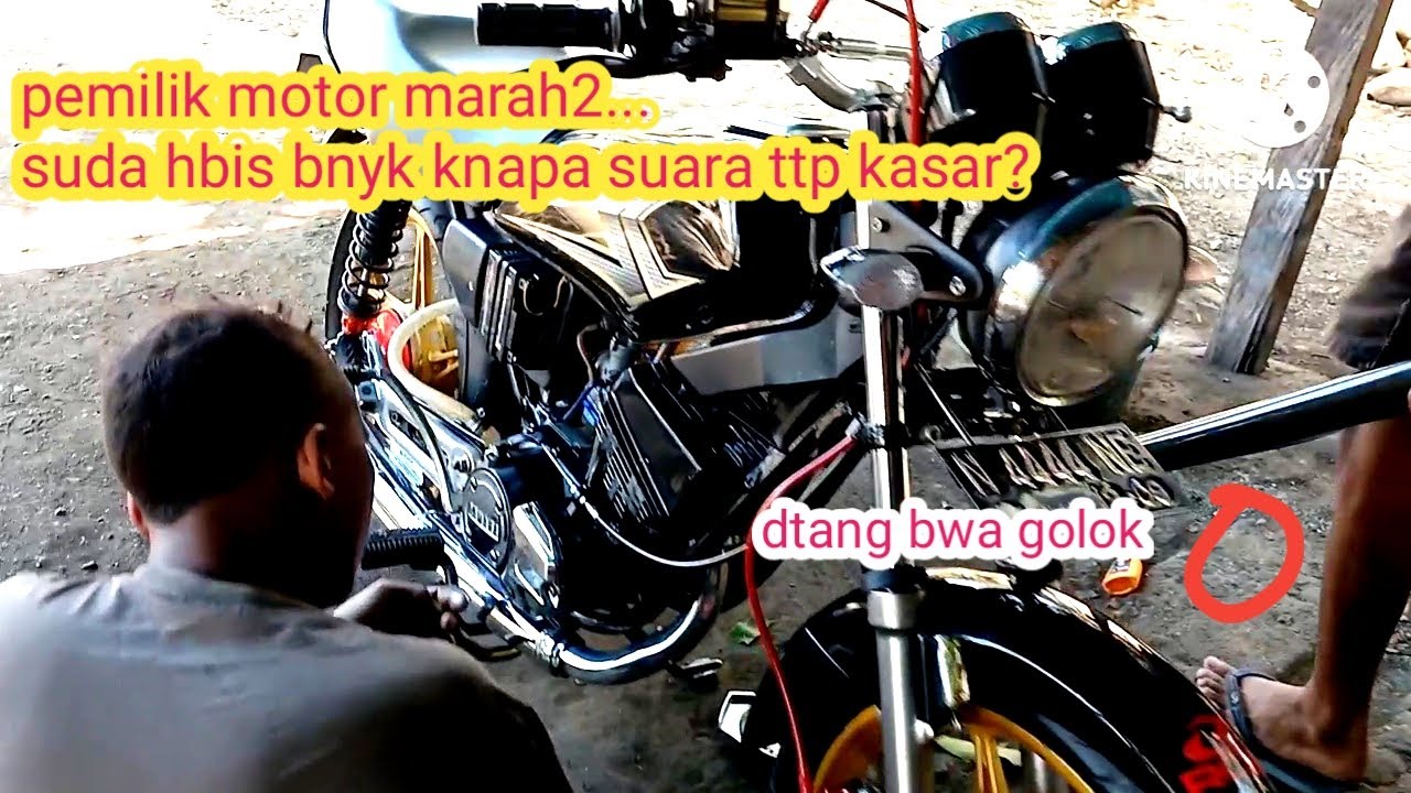 Pemilik rx king dtang komplen semuanya suda dignti suara mesin ttp kasar
