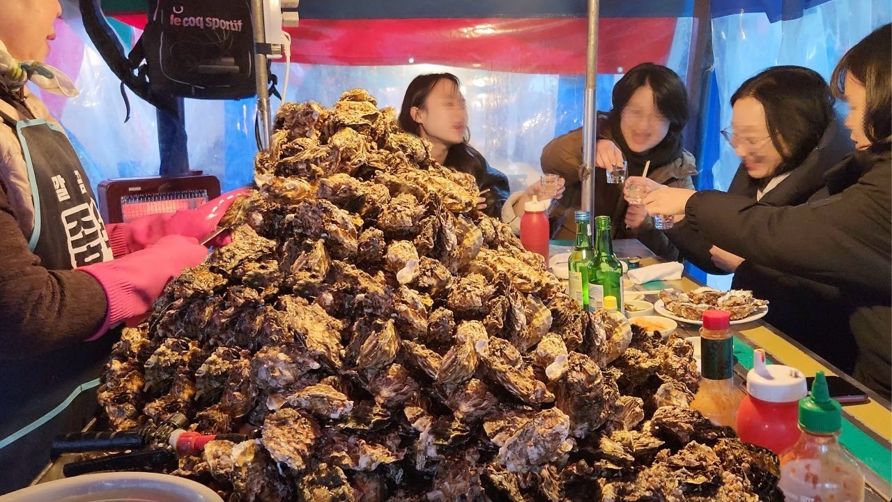 Удивительный бар Oyster / Корейская уличная еда