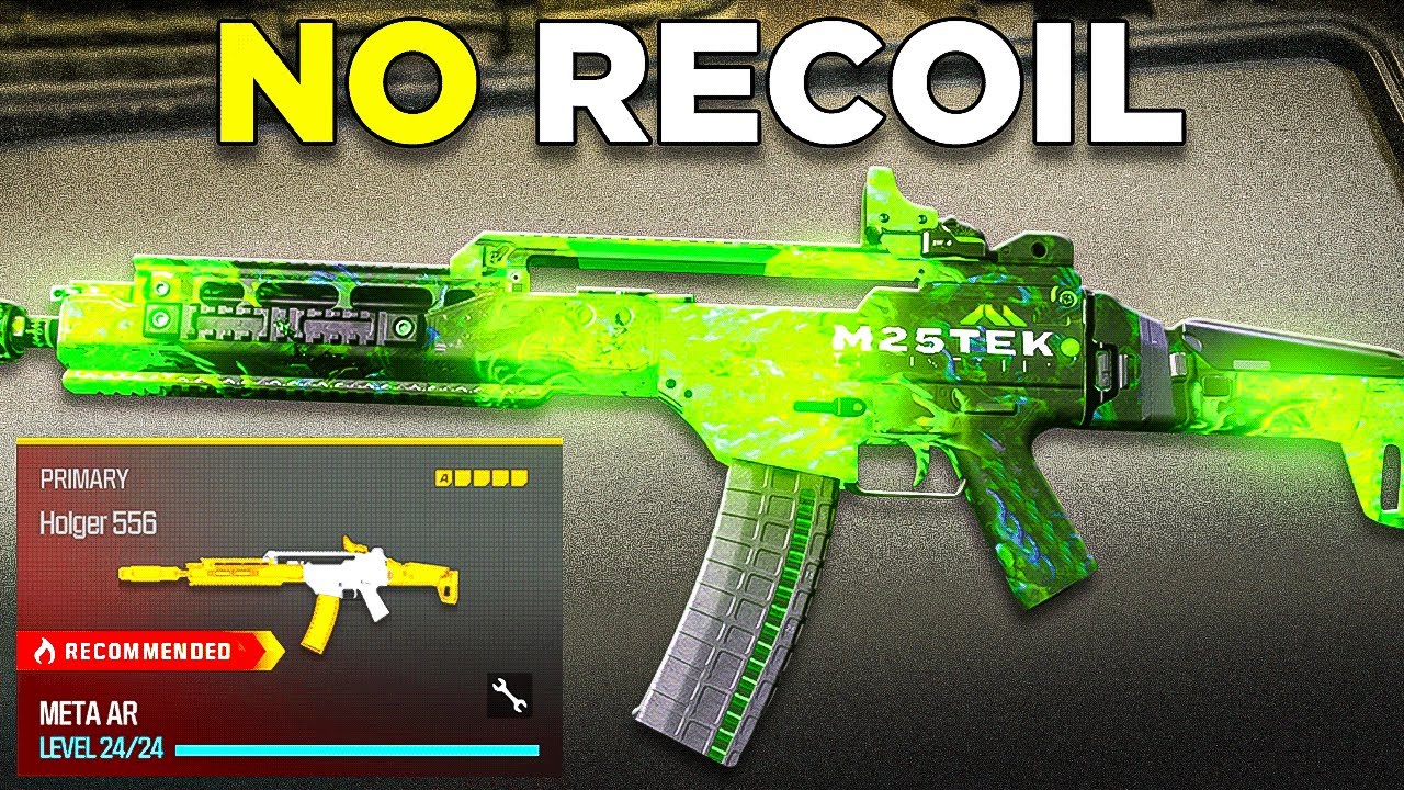 the BUFFED HOLGER 556 is *BROKEN* in WARZONE 3! 😯 (Best Holger 556 Class Setup) - MW3