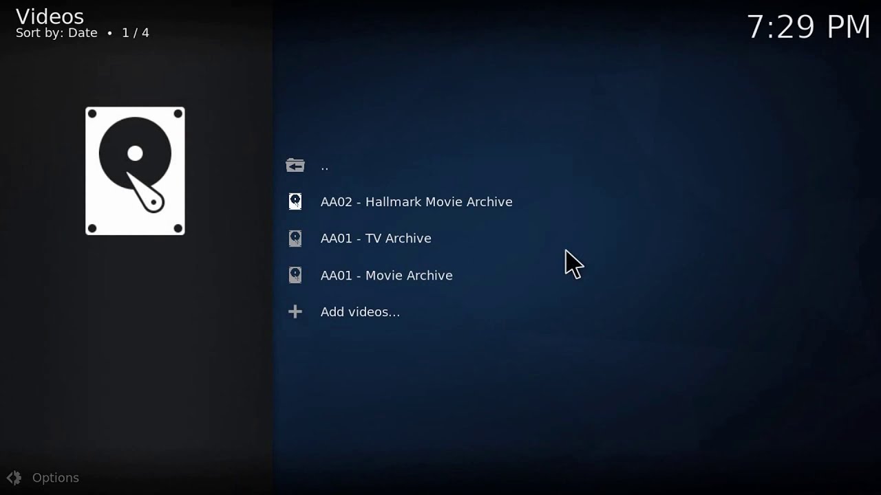 Adding a Video/Movie folder to your Kodi - Tutorial - 003