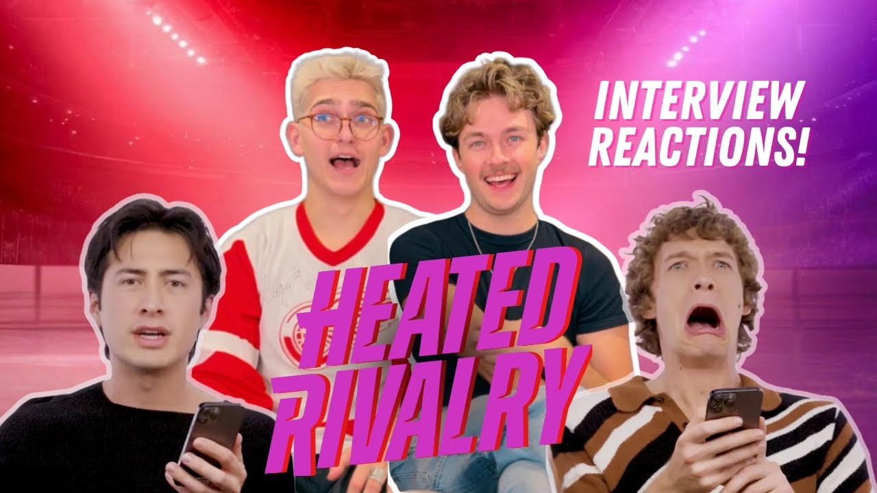 Reacting to Hudson Williams & Connor Storrie's Heated Rivalry Interviews! (PART ONE)