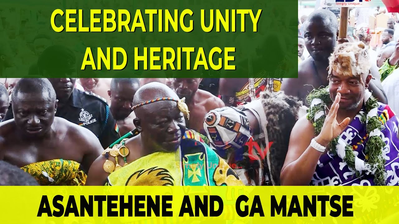 CELEBRATING UNITY AND HERITAGE: Asantehene's Royal Visit to Ga Mantse