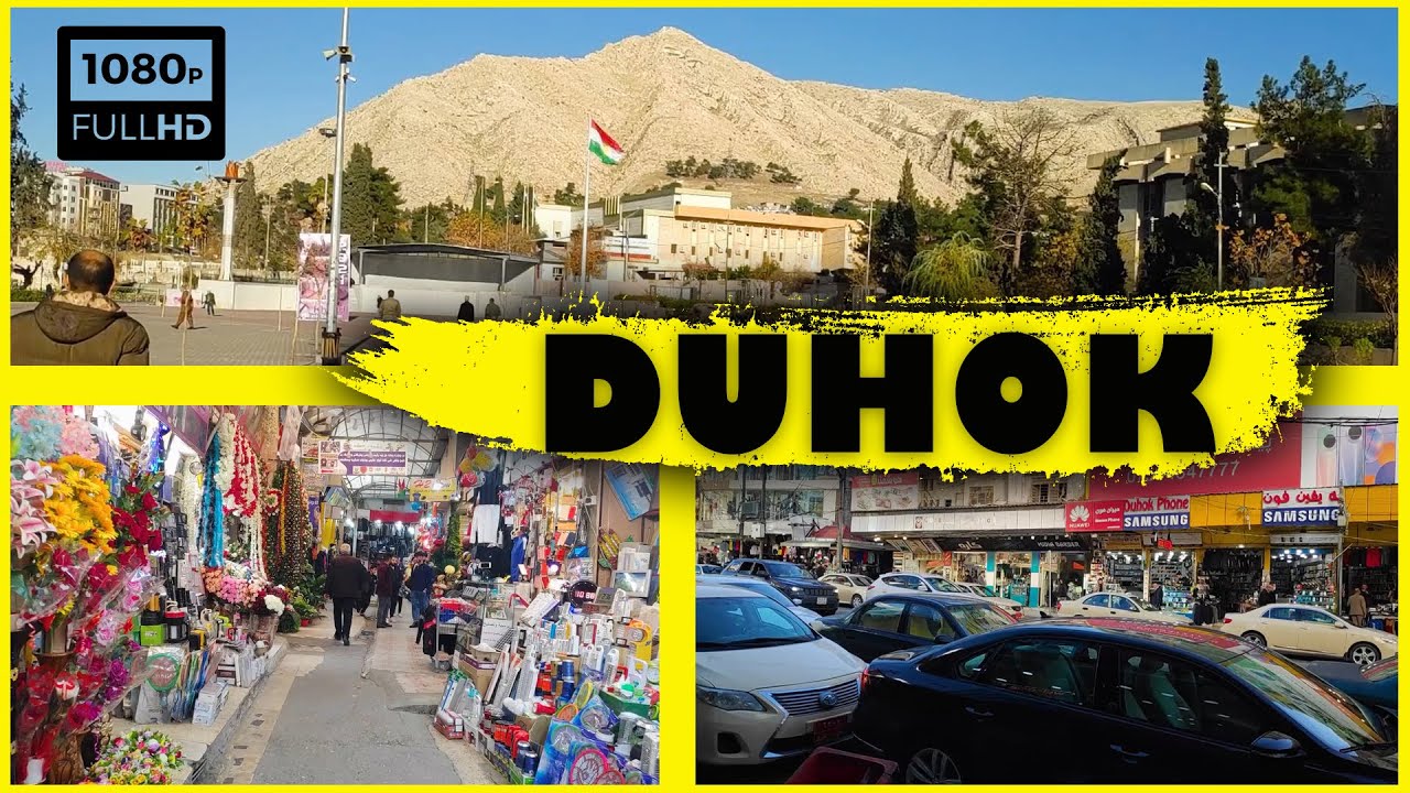 Daytime Walk at Duhok Bazaar : جولة في سوق دهوك
