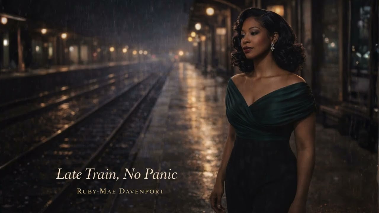 Late Train, No Panic 🌧️ Rain Jazz for Trusting Timing, Late Nights & Calm Reflection