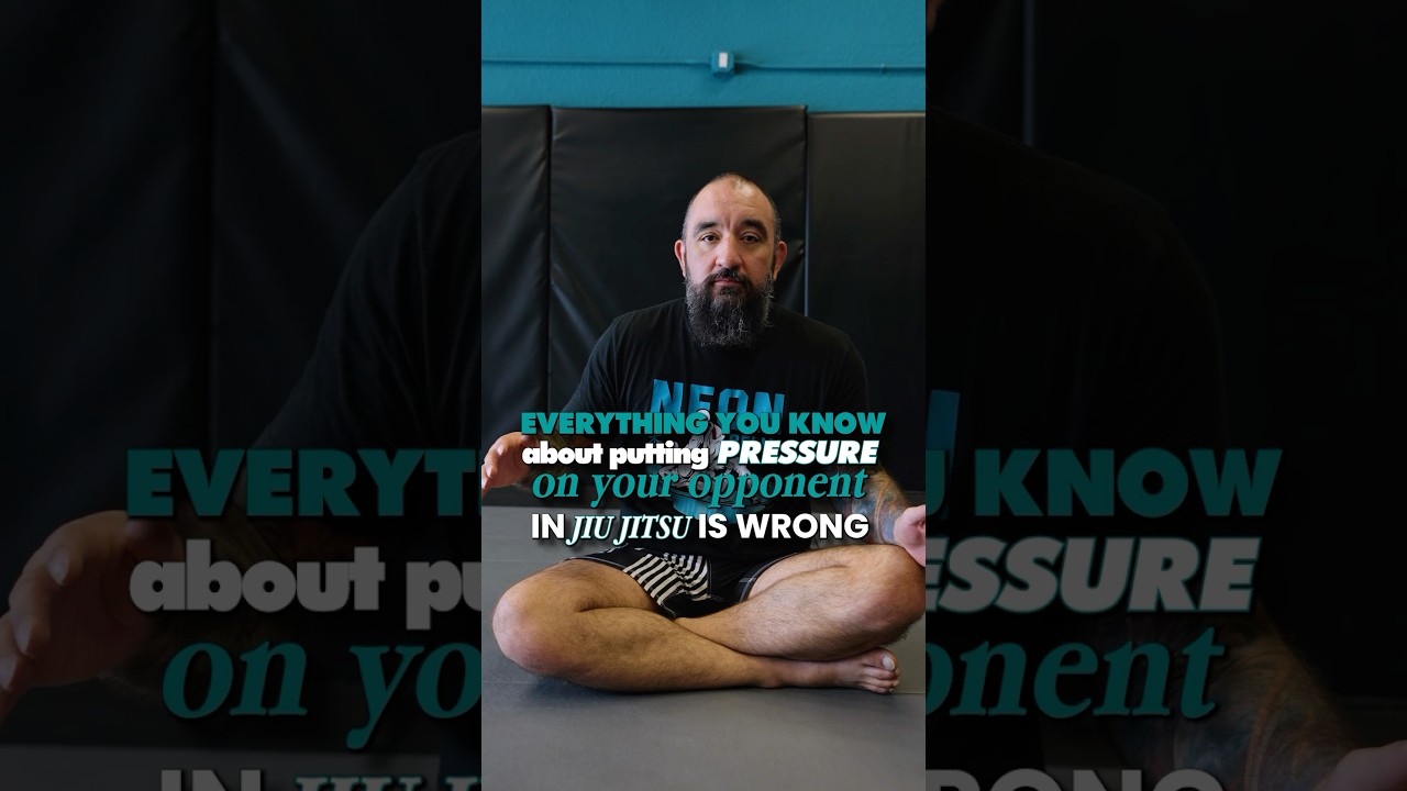 Everything you know about putting PRESSURE on your opponent t&rsquo;s wrong! #bjj #jiujitsu #martialarts