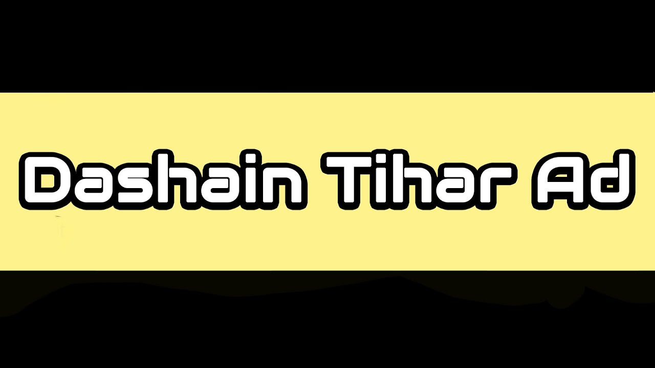 Dashain Tihar Ad