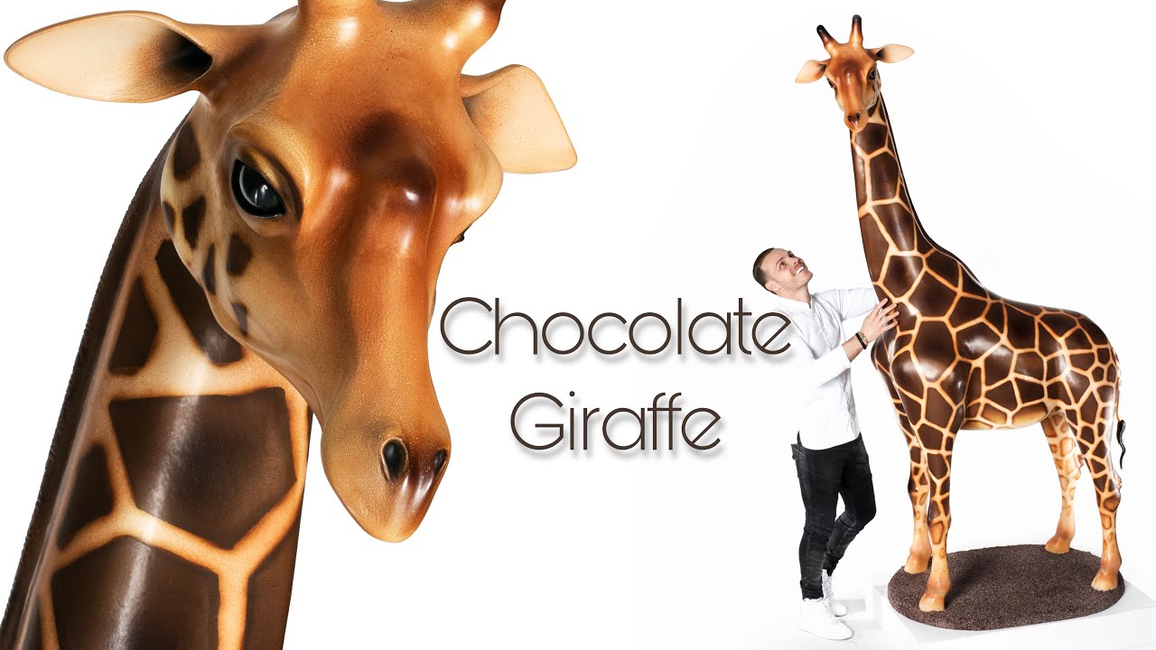 I turned a Giant Giraffe into Chocolate!