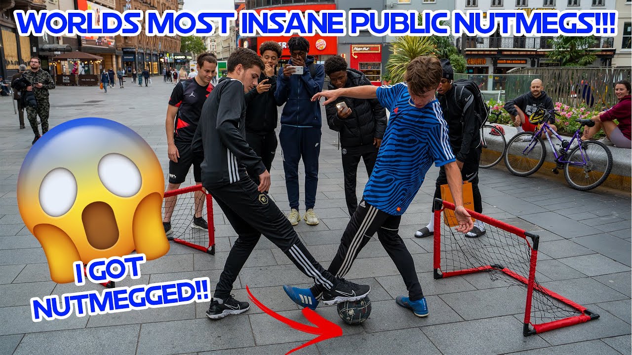 CRAZY Public Nutmegs In London!! 125+ PANNAS!!