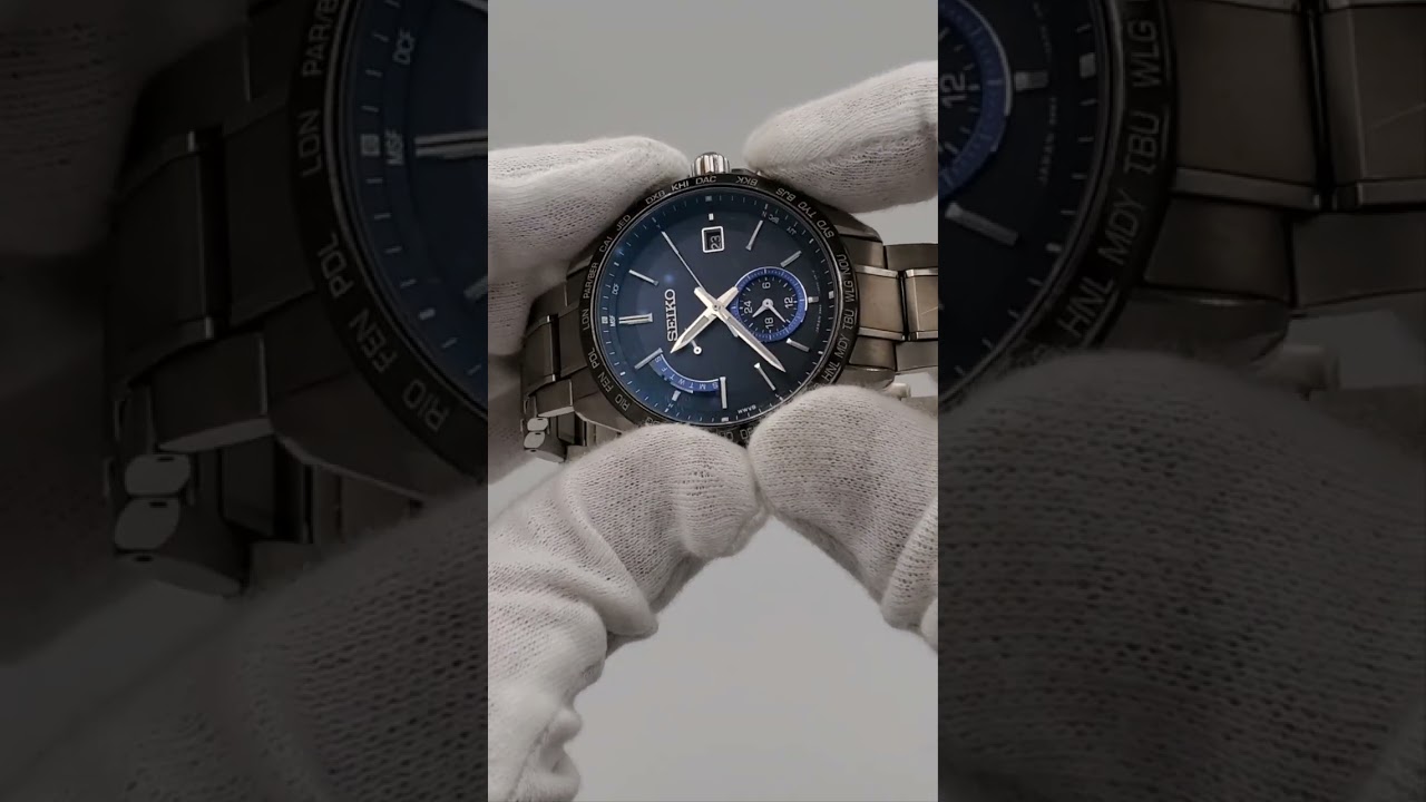 How to operate the Seiko Brightz SAGA235 Flight Expert Multiband 6 radio solar watch 8B63