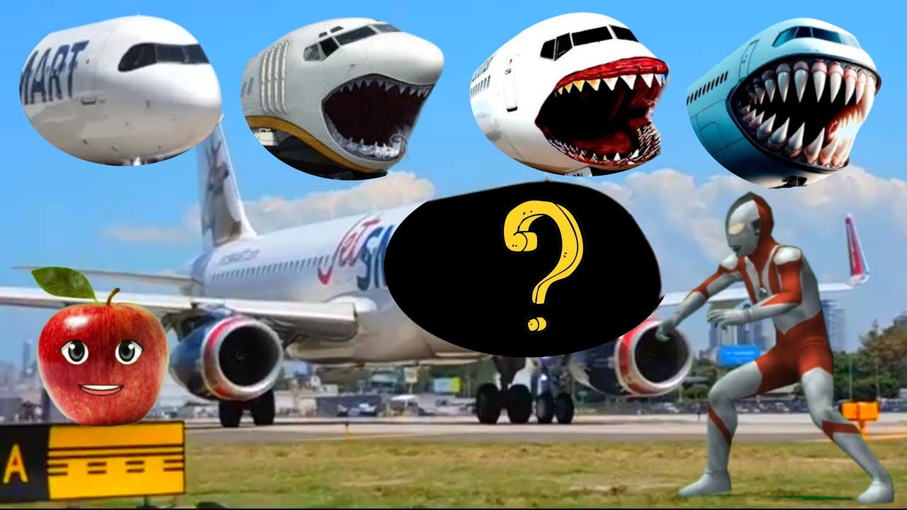 AWAS ADA PESAWAT LUCU | Tebak Gambar Pesawat Terbang Lucu | Mencocokan Gambar Pesawat