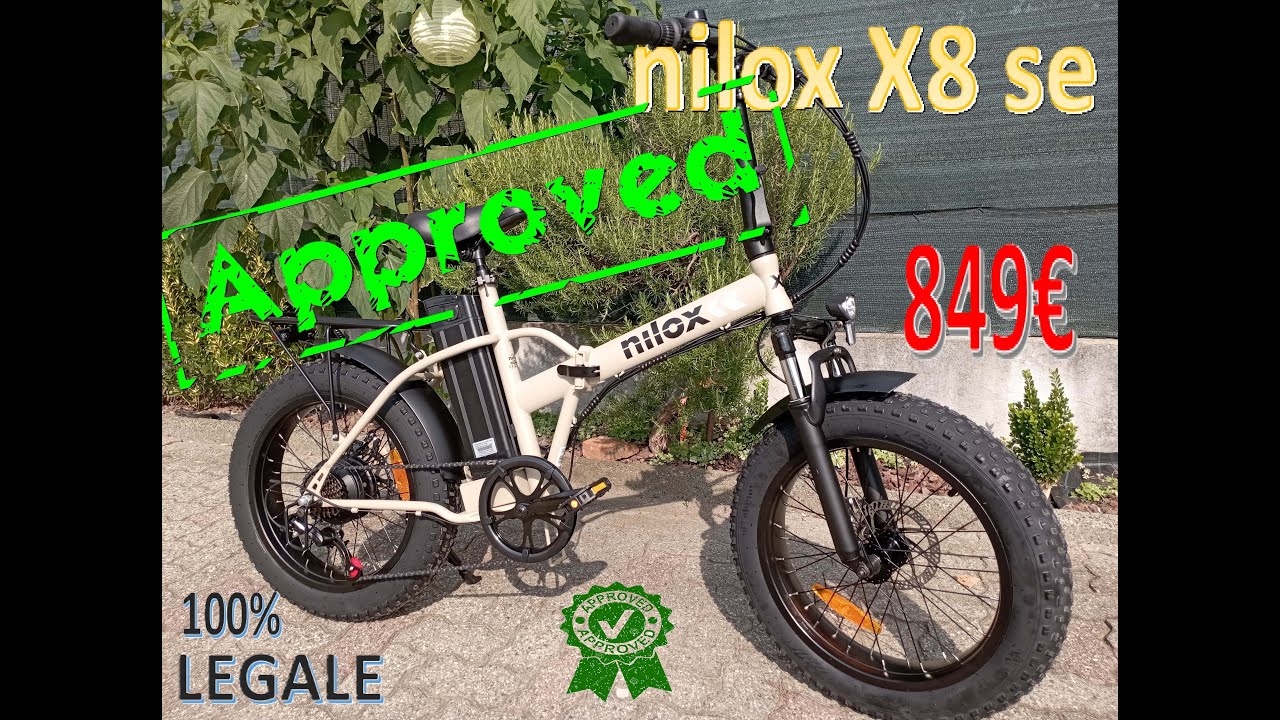Prova:  nilox X8 se La bicicletta elettrica a pedalata assistita.