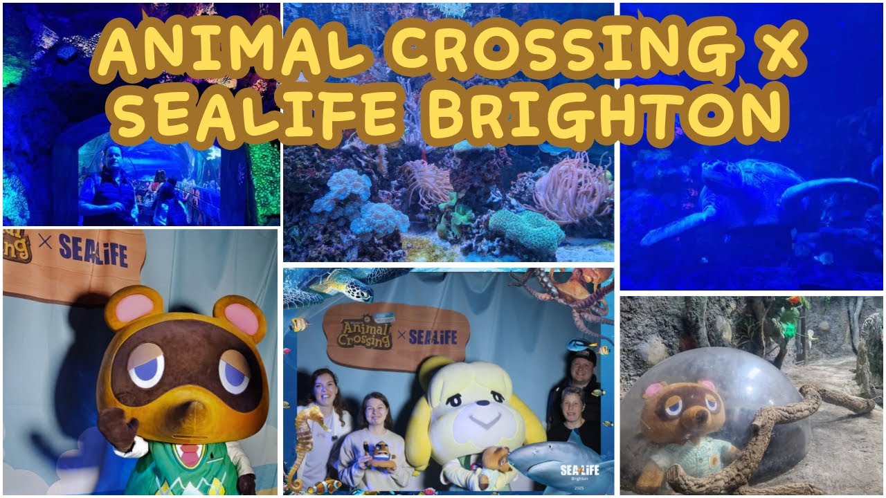 ANIMAL CROSSING x SEALIFE BRIGHTON 2025 🐠🐟 | Jessie may