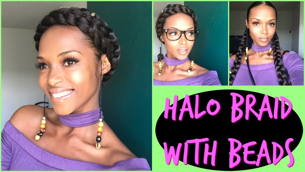 Easy Halo braid with Beads