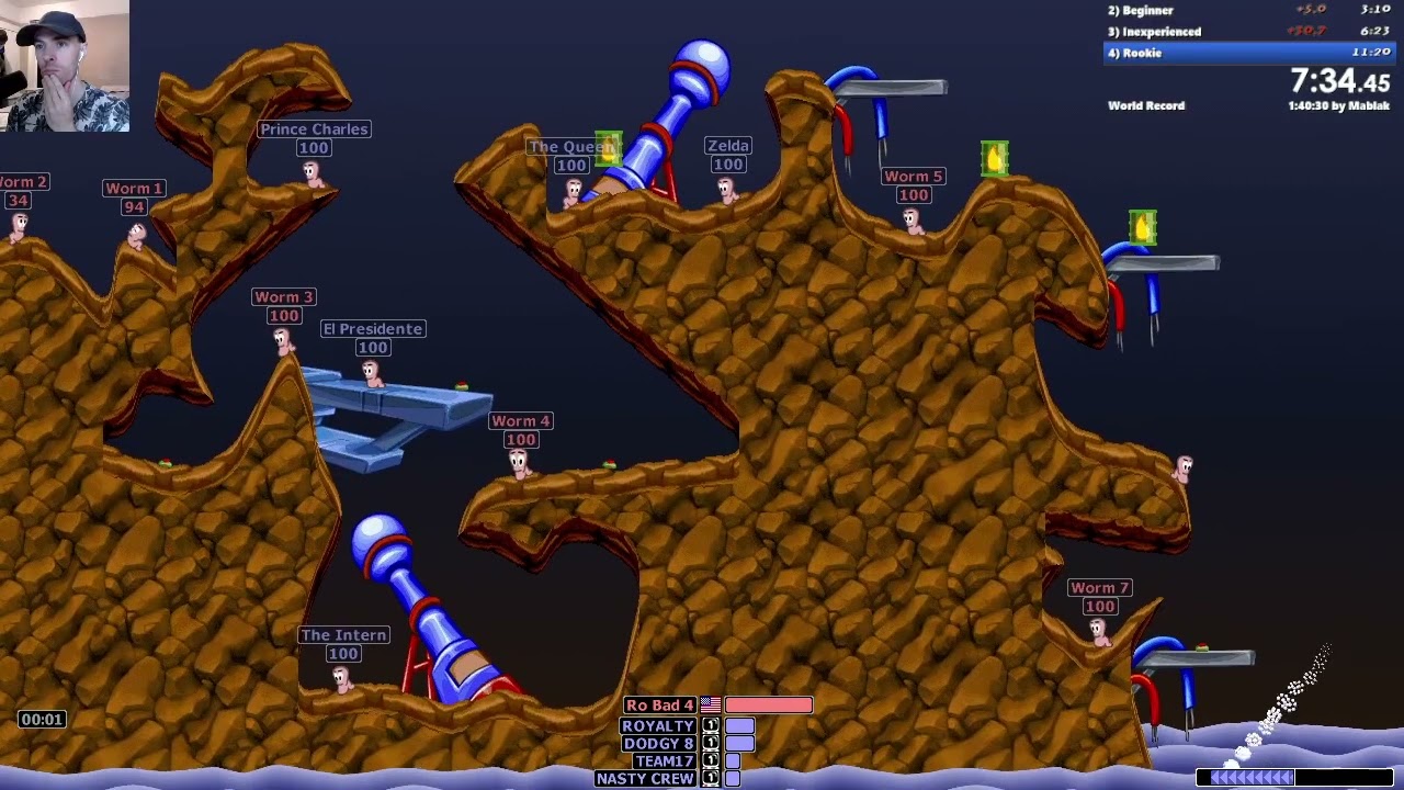 Worms Armageddon - Deathmatch Speedruns (3/25/26 stream)