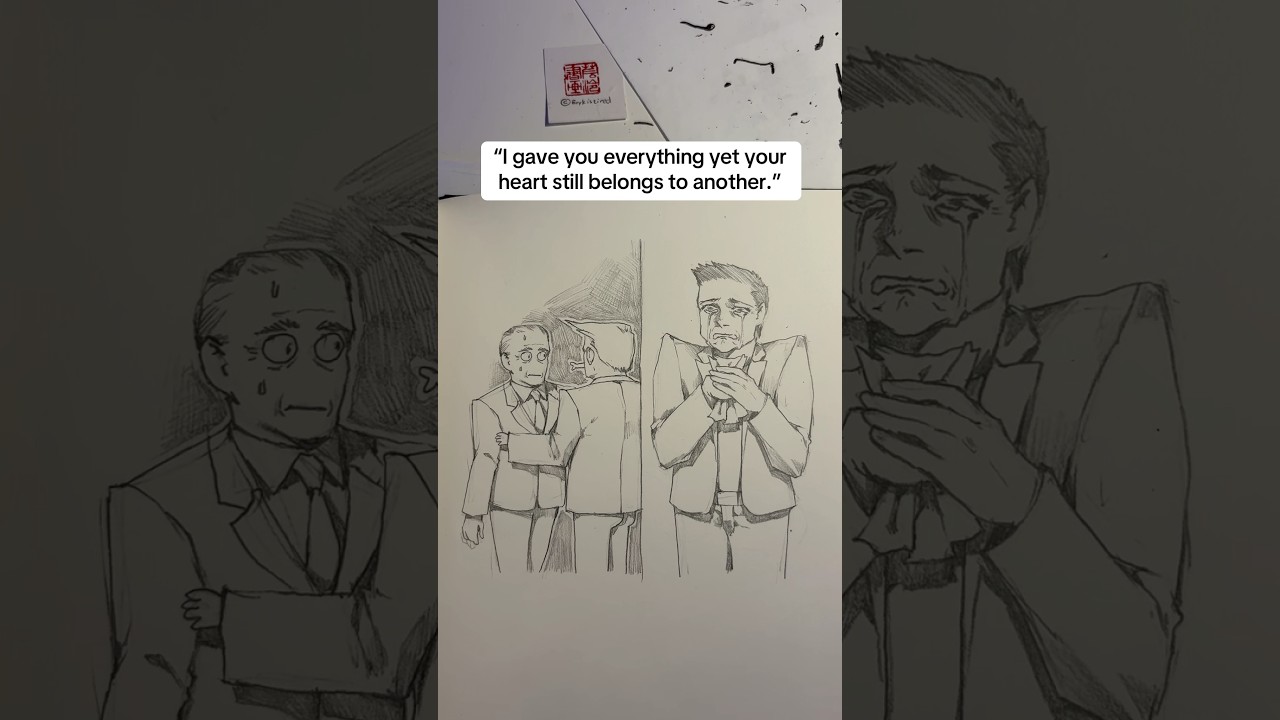 (Parody) Donald trump and Elon musk divorce #memes #pencildrawing