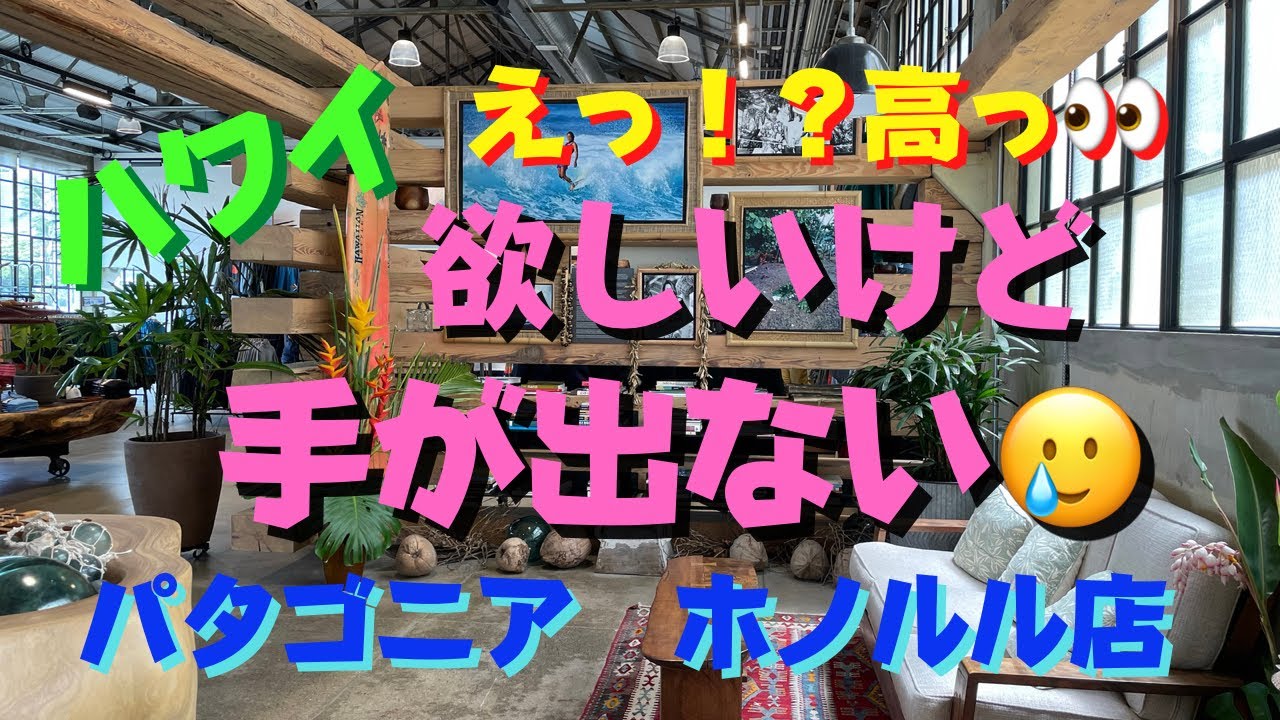 114:  【ハワイ】て、手が出なぁぁぁい😭　大好きなパタゴニアで、ドン引き！　いつの間にこんな事になってしまったのぉ〜