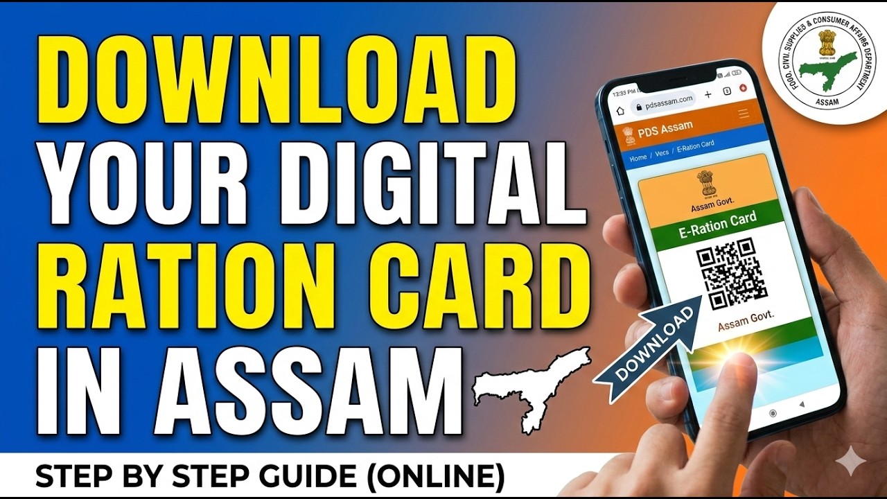 How To Download Your Digital Ration Card In Assam | New Ration Card Download 2023