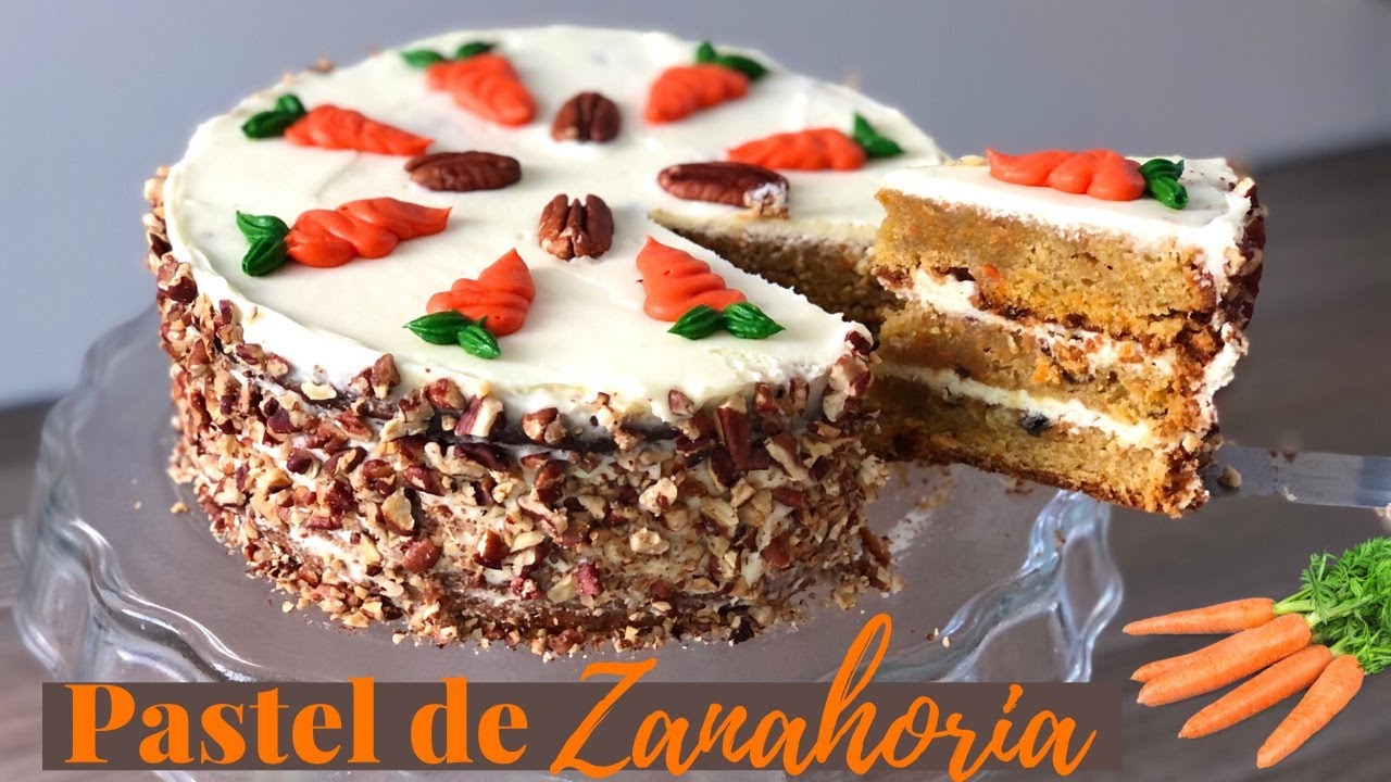RECETA PASTEL DE ZANAHORIA FÁCIL⎪POSTRES CON IXCHEL