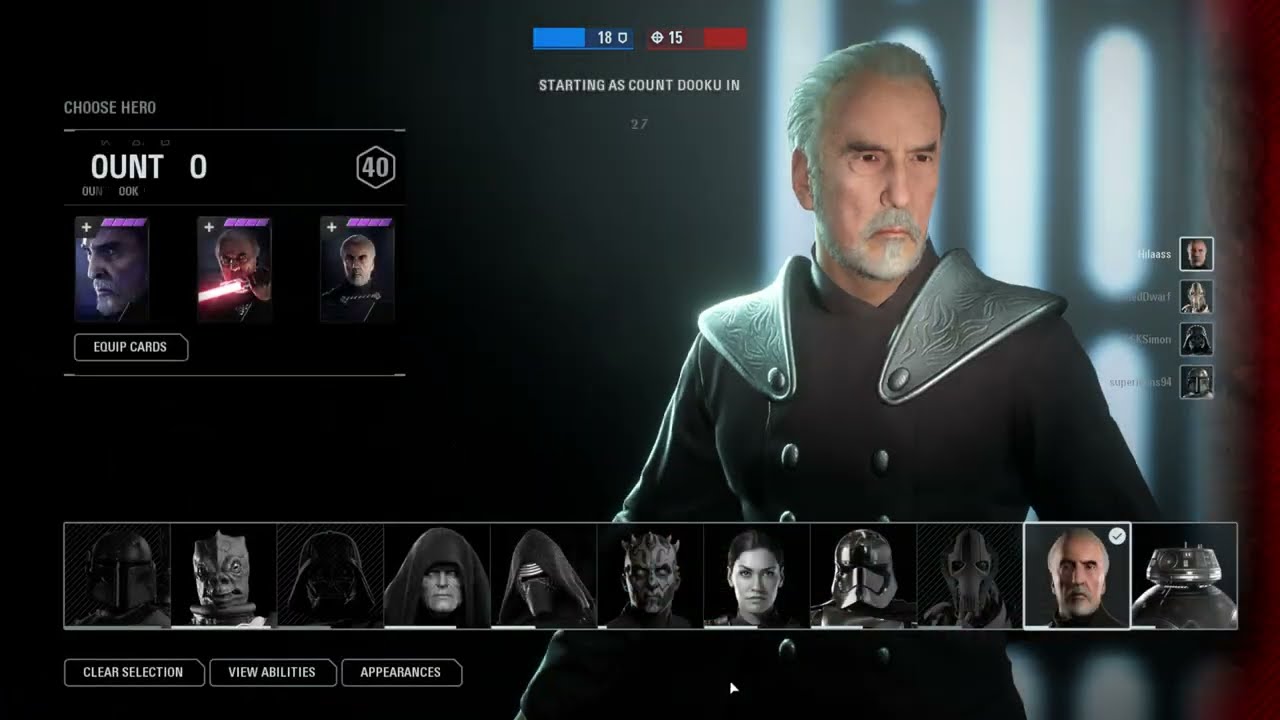 Star Wars Battlefront 2: Heroes vs Villains Gameplay (No Commentary)