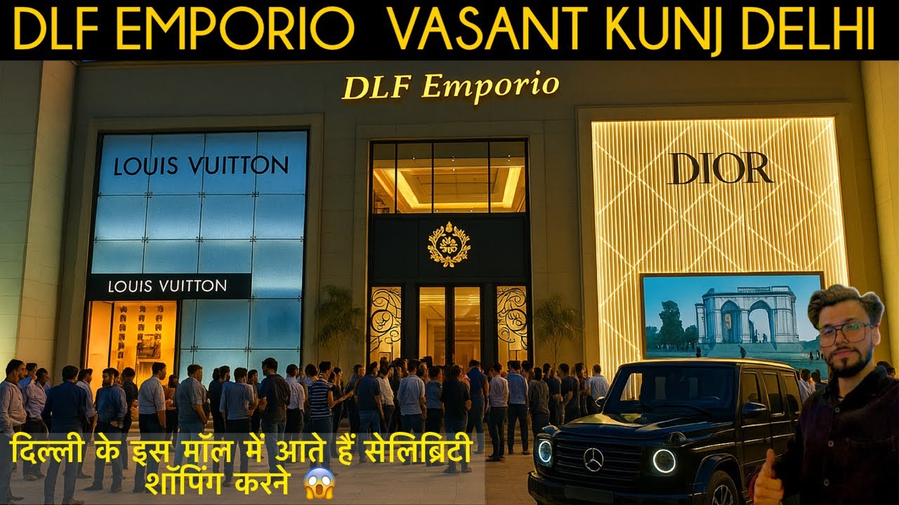 DLF Emporio Mall Delhi | Luxury Brands Ki Duniya – DLF Emporio Mall Vlog 😱💲