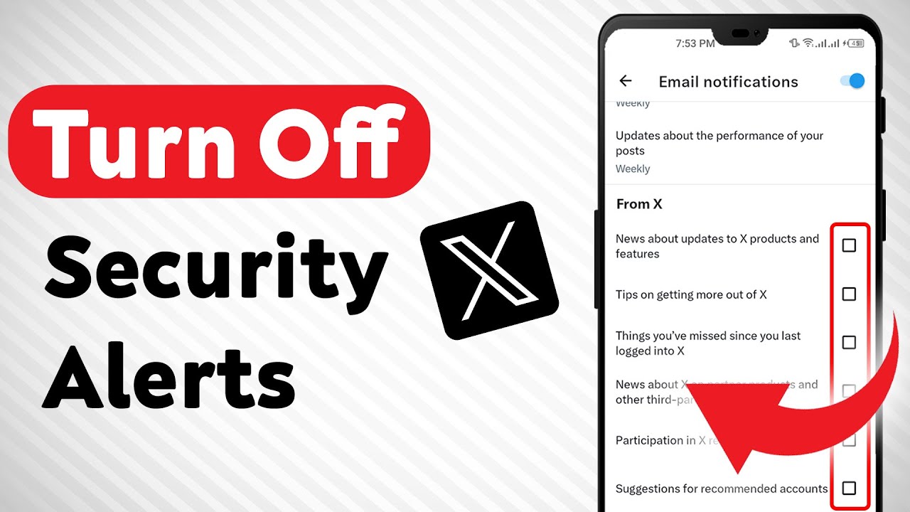 How To Turn Off Security Alerts on X (Updated)