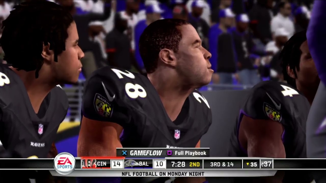 Презентация Reborn Sports Network - Madden 11 Mod yr 2 W10 Ravens vs. Bengals 1s (Часть 2/3)