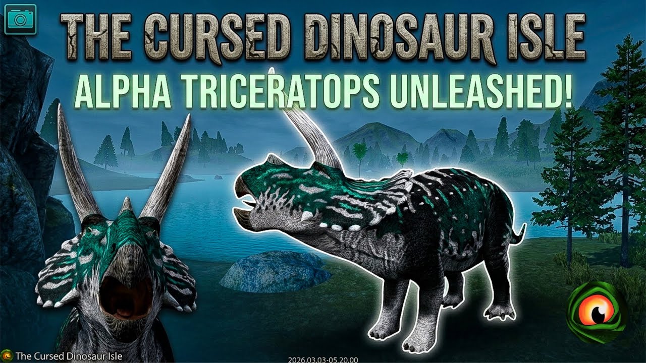 TRICERATOPS ☠️ | THECURSEDISLE | #thecurseddinosaurisle #thecursedisle #dinosaurgames #games 