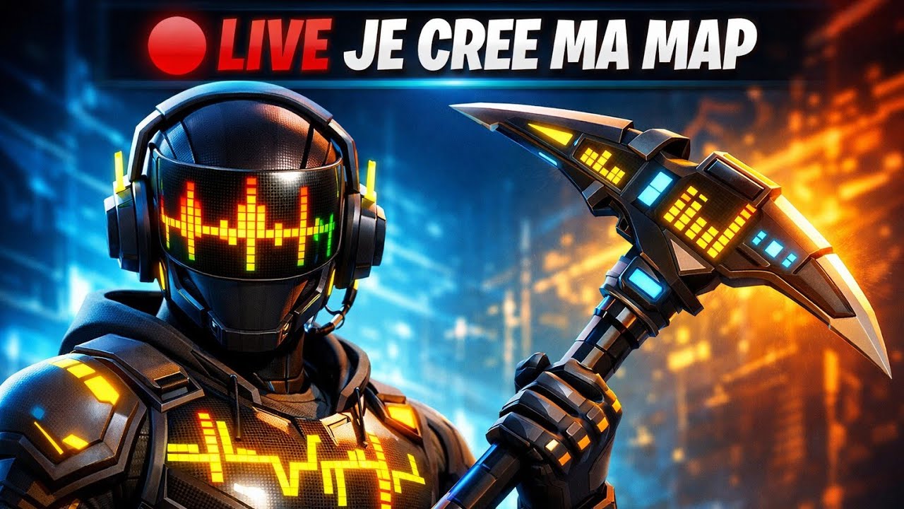 🔴 LIVE JE CREE MA MAP FORTNITE